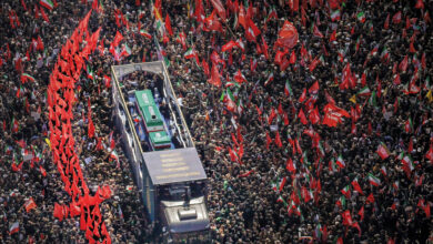تصویر از تشییع قائد شهید و برخی آثار آن